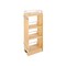 Rev-A-Shelf Maple Veneer, Light Brown, 6.5 in W, 26.15 in H, 10.75 in D, 10.75 in L, Light Brown 448-BBSCWC-6C - alternate 1